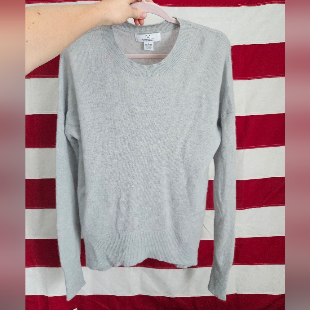 MAGASCHONI Cashmere Lightweight Crewneck Sweater L